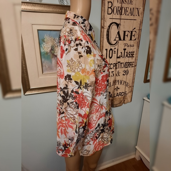 Alfred Dunner floral top - Picture 3 of 12